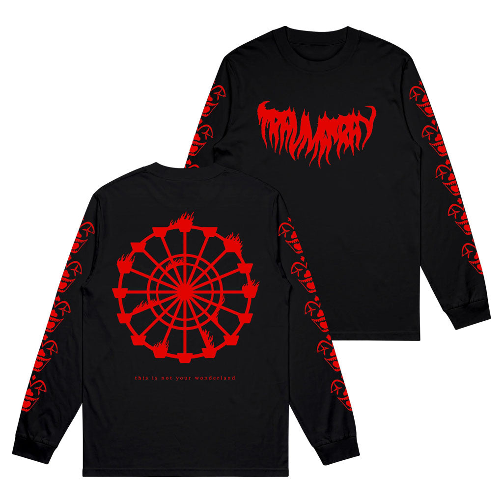 Trauma Ray Merch 2026 Smile Long Sleeve Shirt Black Gift For Rock Music Lovers - Loomnari