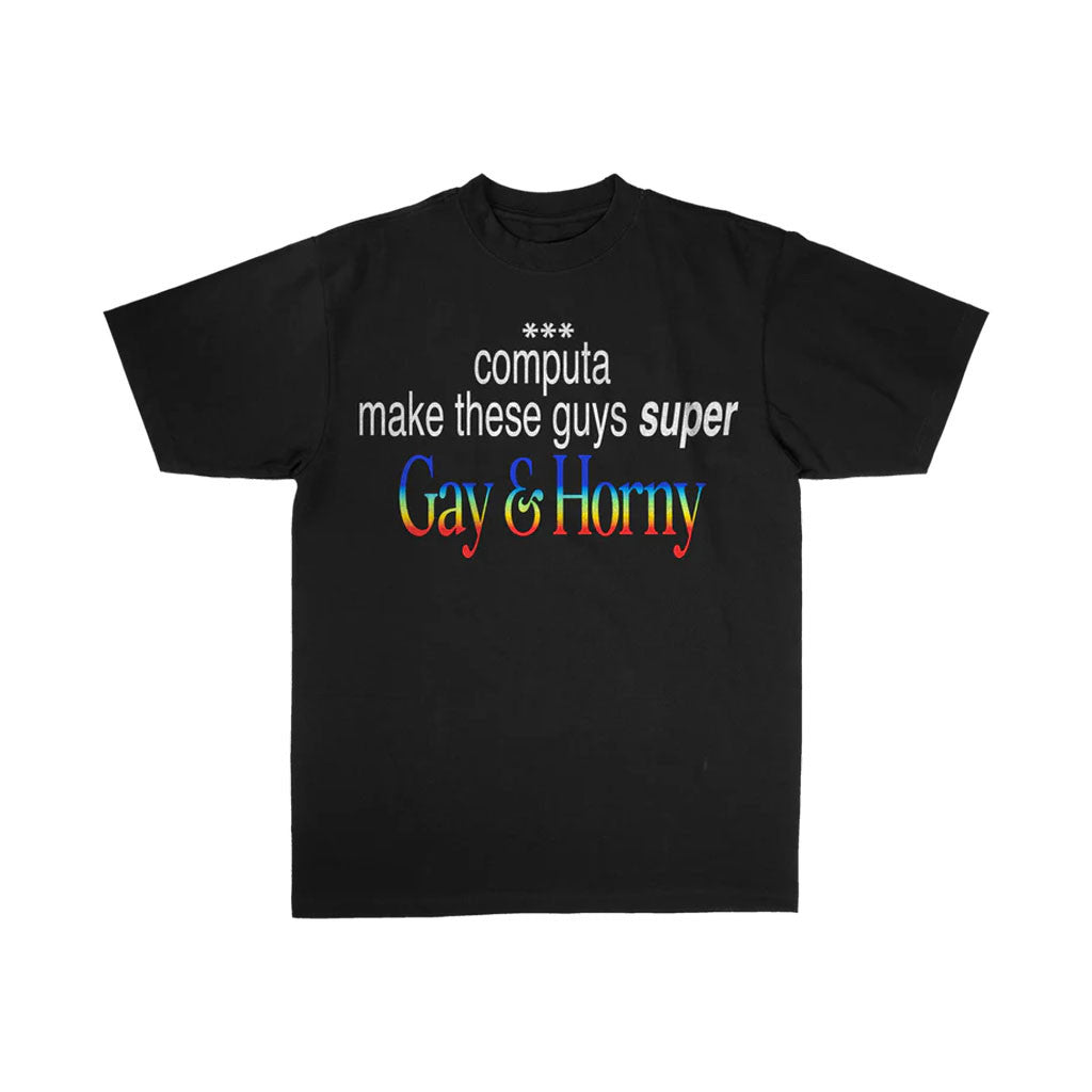 Rich Off Computer Merch 2026 Gay And Horny T-Shirt Gifts Ideas For Brothers - Loomnari