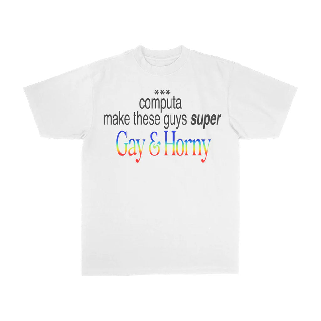 Rich Off Computer Merch 2026 Gay And Horny T-Shirt Unique Gifts Ideas For Friends - Loomnari
