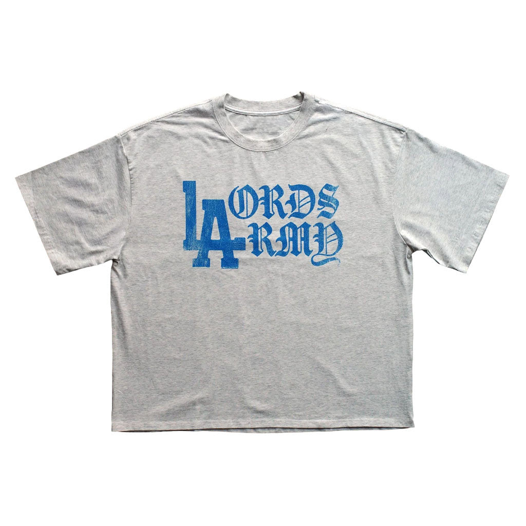 Pray For Me Studios Merch 2026 Lord Army Cropped T-Shirt Christian Apparel Gift For Her - Loomnari