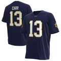 #13 CJ Carr Jersey Shirt Notre Dame Merch 2026 Home Jersey Gifts For Football Lovers - Loomnari