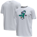 Notre Dame Merch 2026 Notre Dame Fighting Irish Under Armour Golf Leprechaun T-Shirt White - Loomnari