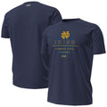 Notre Dame Merch Notre Dame Fighting Irish 2026 Shamrock Series Lambeau Field T-Shirt Navy - Loomnari