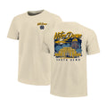 Notre Dame Merch 2026 Notre Dame Fighting Irish Image One Hand-Drawn Campus Stack T-Shirt - Loomnari