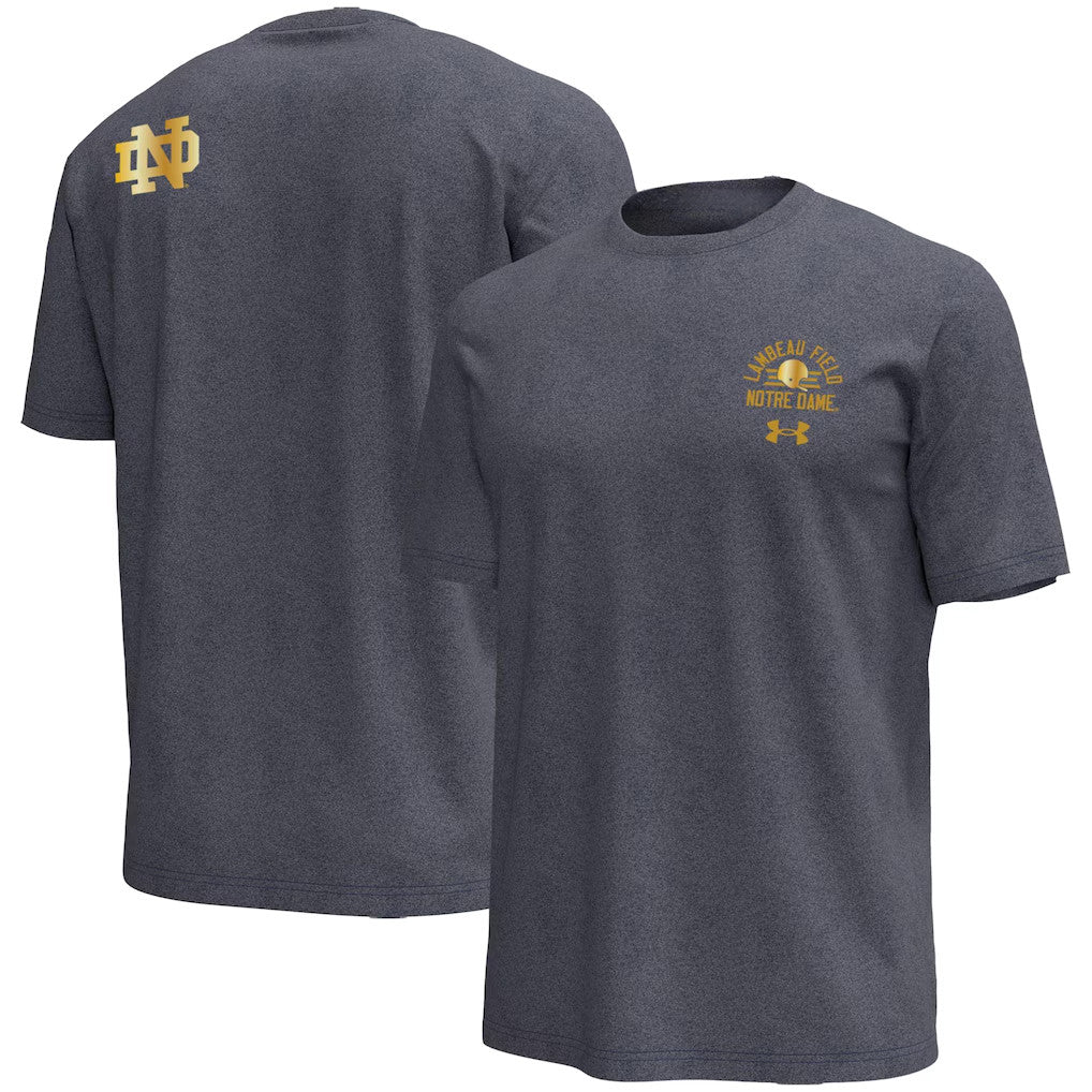 Notre Dame Merch Notre Dame Fighting Irish Under Armour 2026 Shamrock Series Icon T-Shirt - Loomnari