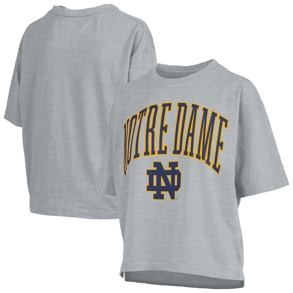 Notre Dame Merch 2026 Notre Dame Fighting Irish Arch Logo T-Shirt Birthday Gifts For Her - Loomnari