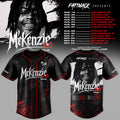 FattMack 2026 McKenzie 2 0 No Mercy Tour Baseball Jersey FattMack Merch Gift For Music Lovers - Loomnari