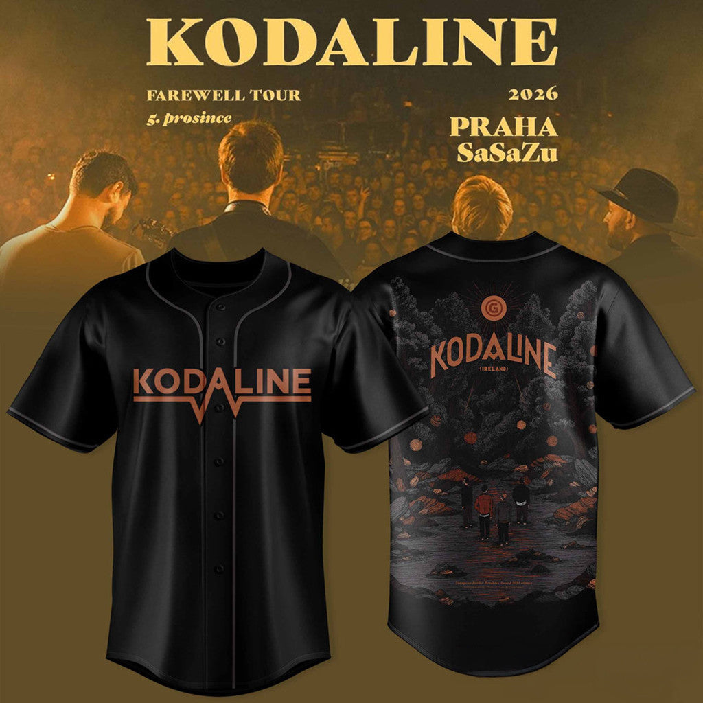 Kodaline Farewell Tour 2026 Vintage Baseball Jersey Kodaline Merch Present For Rock Band Lover - Loomnari
