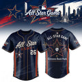 Milwaukee Brewers 2026 All-Star Game Navy Blue Baseball Jersey Brewers Merch Gift For Fans - Loomnari