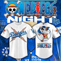 Los Angeles Dodgers X One Piece Night 2026 Baseball Jersey LA Dodgers Merch Anime Fan Gifts - Loomnari