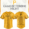 Pittsburgh Pirates X House Of The Dragons 2026 GOT Night Baseball Jersey Pirates Merch Fan Gift - Loomnari