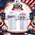 Texas Rangers X America 250Th Birthday 4Th Of July Baseball Jersey Texas Rangers Merch 2026 - Loomnari