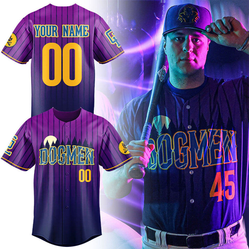 Custom Great Lakes Loons Dogmen New Baseball Jersey Great Lakes Loons Merch Baseball Fan Gifts - Loomnari