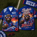 Buffalo Bills 2026 Mascot Beach Vibes Summer Hawaiian Shirt Buffalo Bills Merch Special Gifts - Loomnari