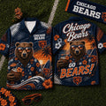 Chicago Bears 2026 Mascot Beach Vibes Summer Hawaiian Shirt Bears Merch Football Lover Gifts - Loomnari