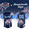 Custom Brooklyn Cyclones Margaritaville Night 2026 Jersey Brooklyn Cyclones Merch Fan Gifts - Loomnari