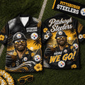 Pittsburgh Steelers 2026 Mascot Beach Vibes Summer Hawaiian Shirt Steelers Merch Gift For Fans - Loomnari