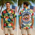 Patriotic Goldendoodle Hawaiian Shirt Yankee Doodle Dog 4Th Of July 250 Years America Clothing - Loomnari
