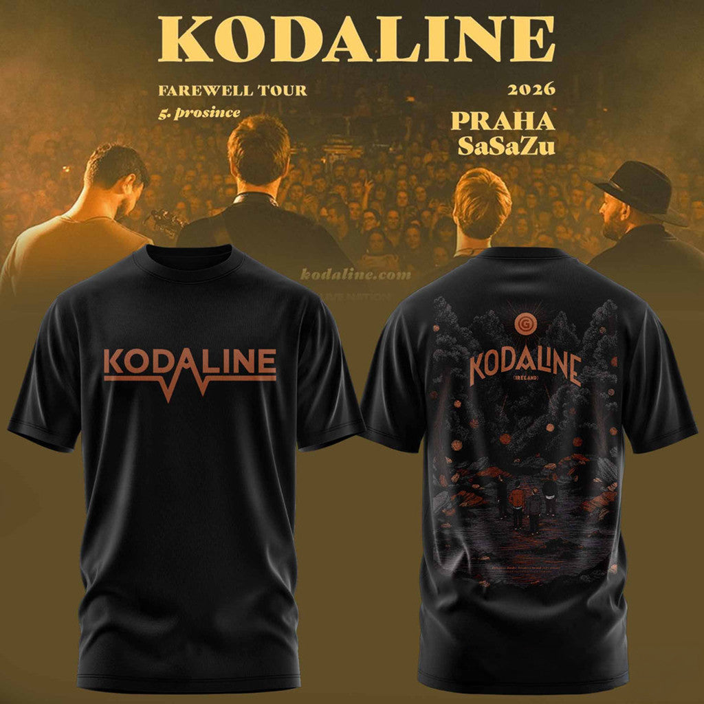 Kodaline Farewell Tour 2026 Vintage T-Shirt Kodaline Merch Best Gift For Rock Band Fans - Loomnari