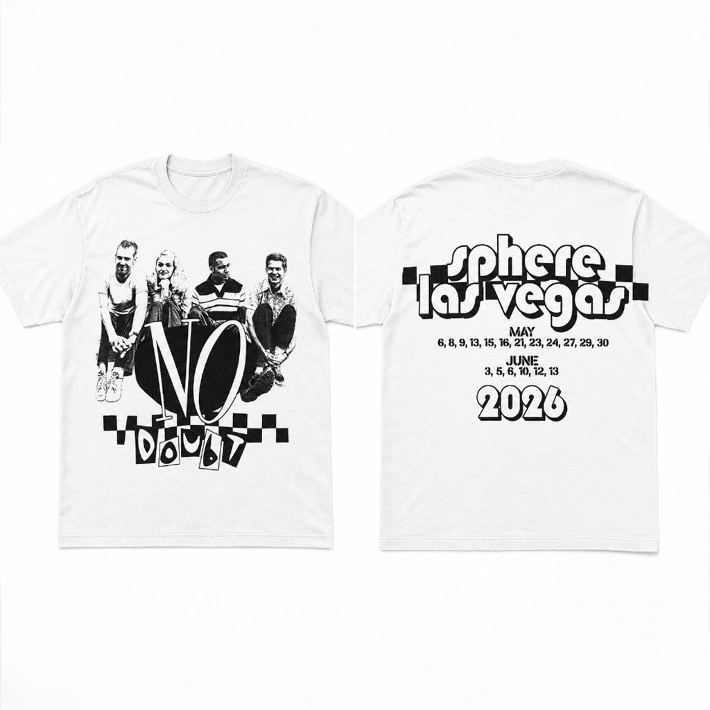 No Doubt Sphere Las Vegas 2026 Concert T-Shirt No Doubt Merch Gift For Rock Band Fans - Loomnari