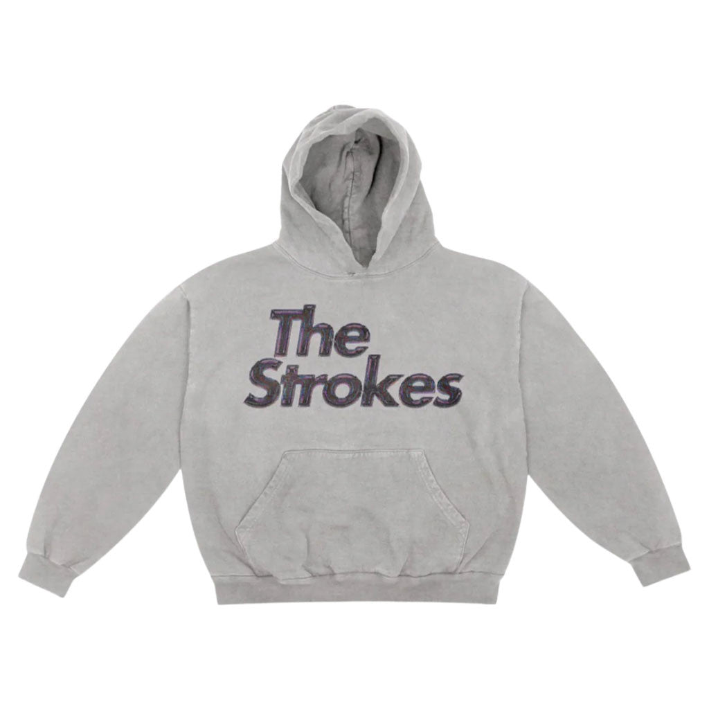 The Strokes Merch 2026 The Strokes Oil Slick Logo Hoodie Gift Ideas For Rock Lovers - Loomnari