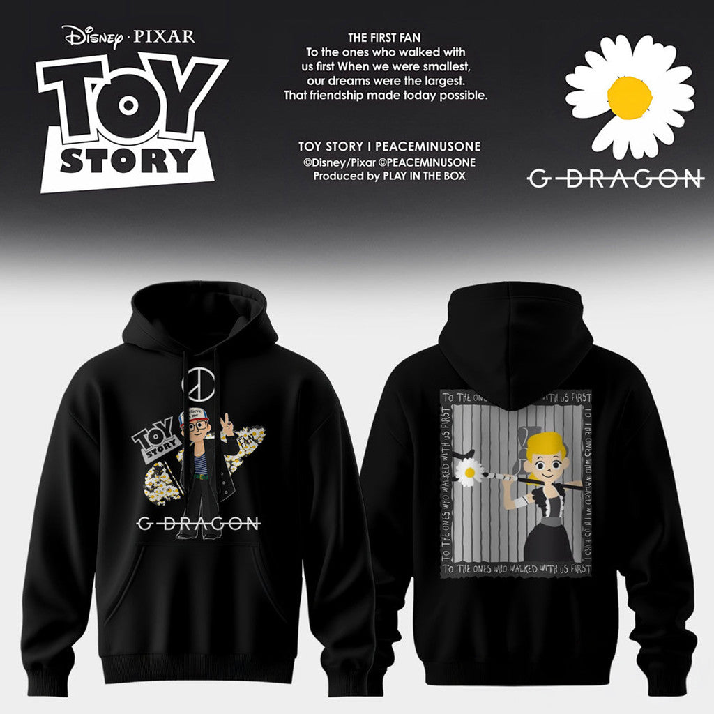 G-Dragon X Toy Story 5 Bo Peep Daisy Hoodie 2026 G-Dragon Merch Special Gift For Her - Loomnari