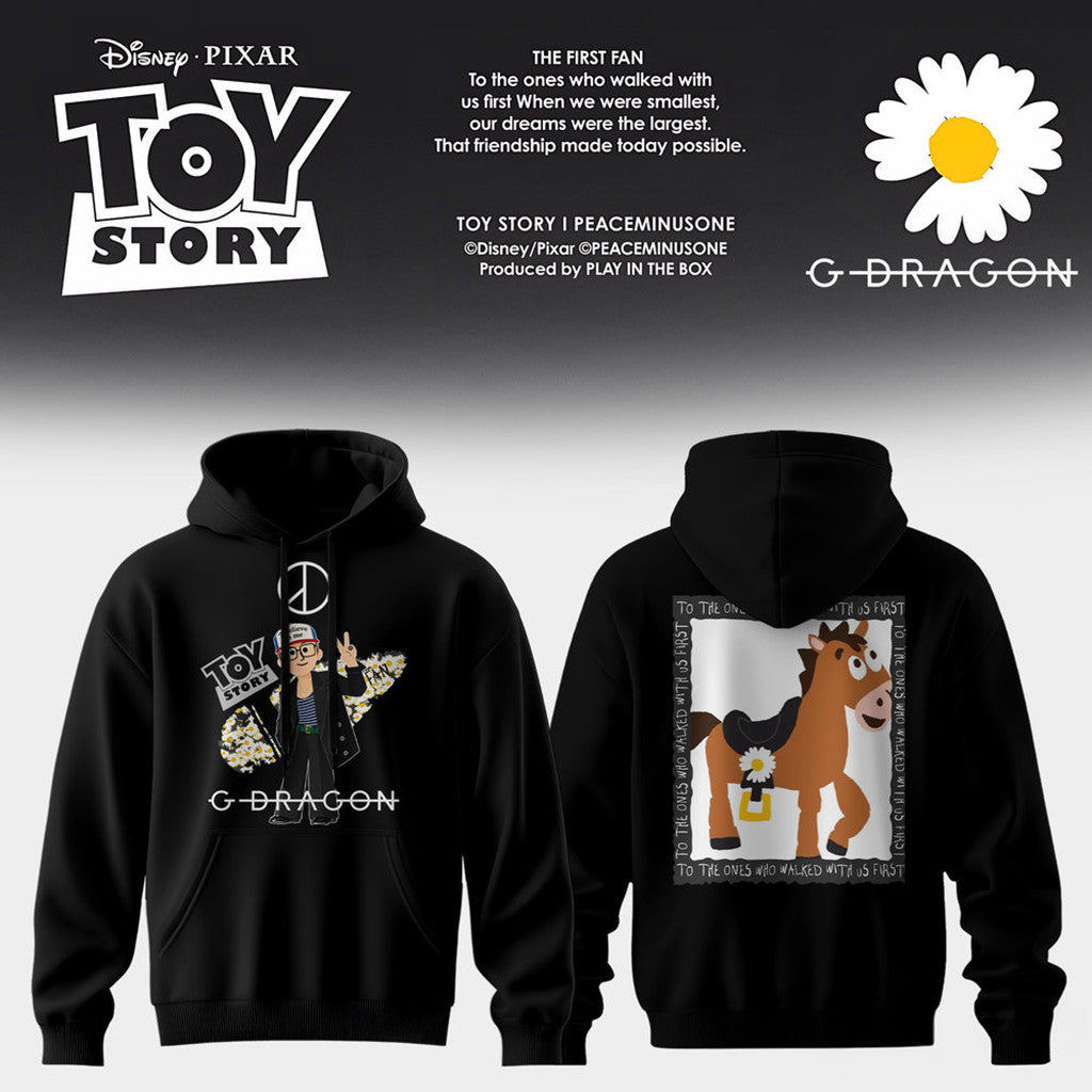 G-Dragon X Toy Story 5 Bullseye Daisy Hoodie 2026 G-Dragon Big Bang Merch Gift For Sisters - Loomnari