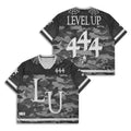 Level Up Merch 2026 Level Up 444 Camo Football Jersey Birthday Gift Ideas For Friends - Loomnari