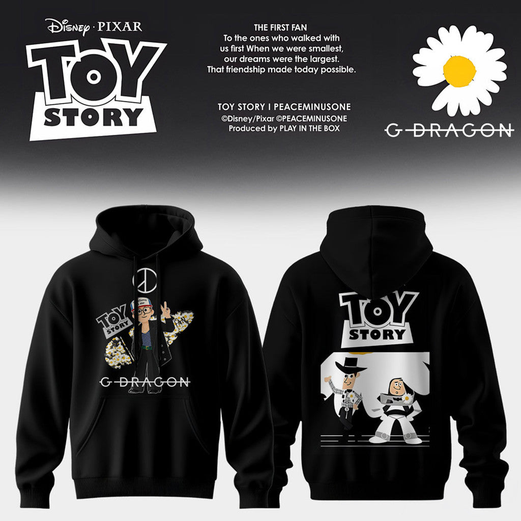 G-Dragon X Toy Story 5 Woody And Buzz Hoodie 2026 G-Dragon Merch Gifts For My Wife - Loomnari