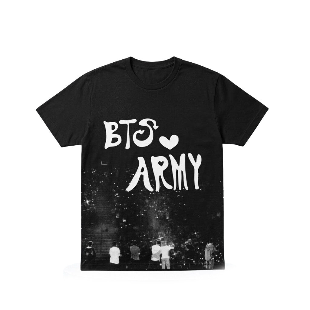 BTS Army Kpop Concert Crowd T-Shirt BTS World Tour Merch Arirang 2026 Gift For Kpop Fans - Loomnari