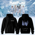 Le Sserafim Pureflow Tour 2026 Signature Hoodie Black Le Sserafim Merch Gift For Music Lover - Loomnari