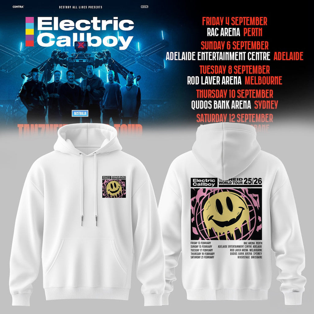 Electric Callboy TANZNEID World Tour 2026 Hoodie Electric Callboy Merch Gift For Music Lover - Loomnari