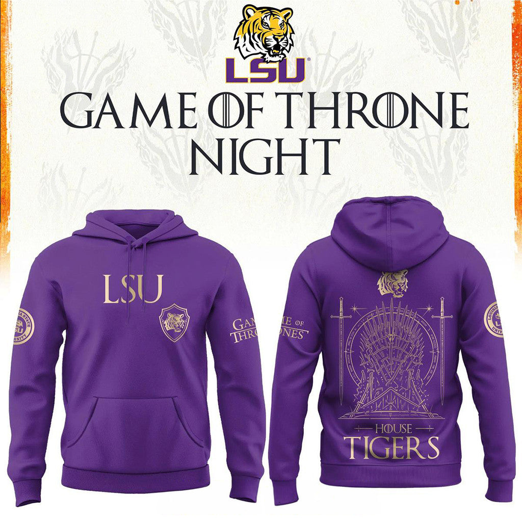 LSU Tigers 2026 House Of The Dragons Night Hoodie LSU Tigers Merch Gifts For Boyfriend - Loomnari