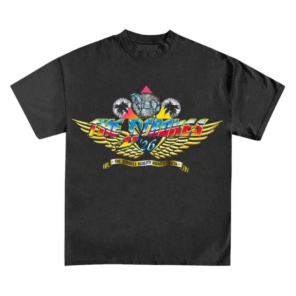 The Strokes Merch 2026 Eagle Wings T-Shirt The Strokes Shirt Gift For Rock Fans - Loomnari