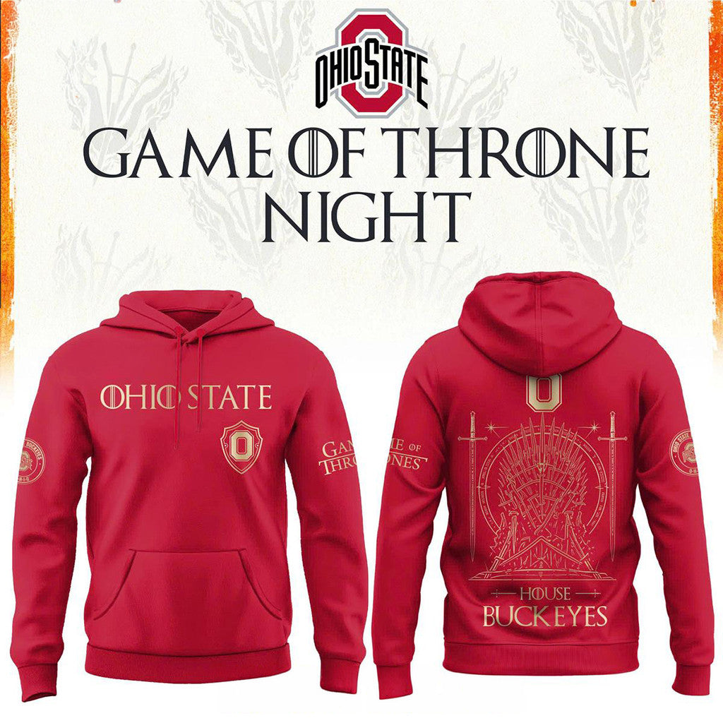 Ohio State Buckeyes 2026 House Of The Dragons Night Hoodie Buckeyes Merch Gift For Brothers - Loomnari