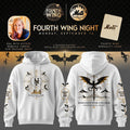 New York Mets Fourth Wing Night 2026 White Hoodie Fly Or Die Hoodie NY Mets Merch Gift For Fans - Loomnari
