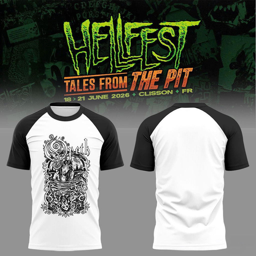 Hell Fest 2026 Tales From The Pit T-Shirt Opeth Band Merch Present For Music Lover - Loomnari