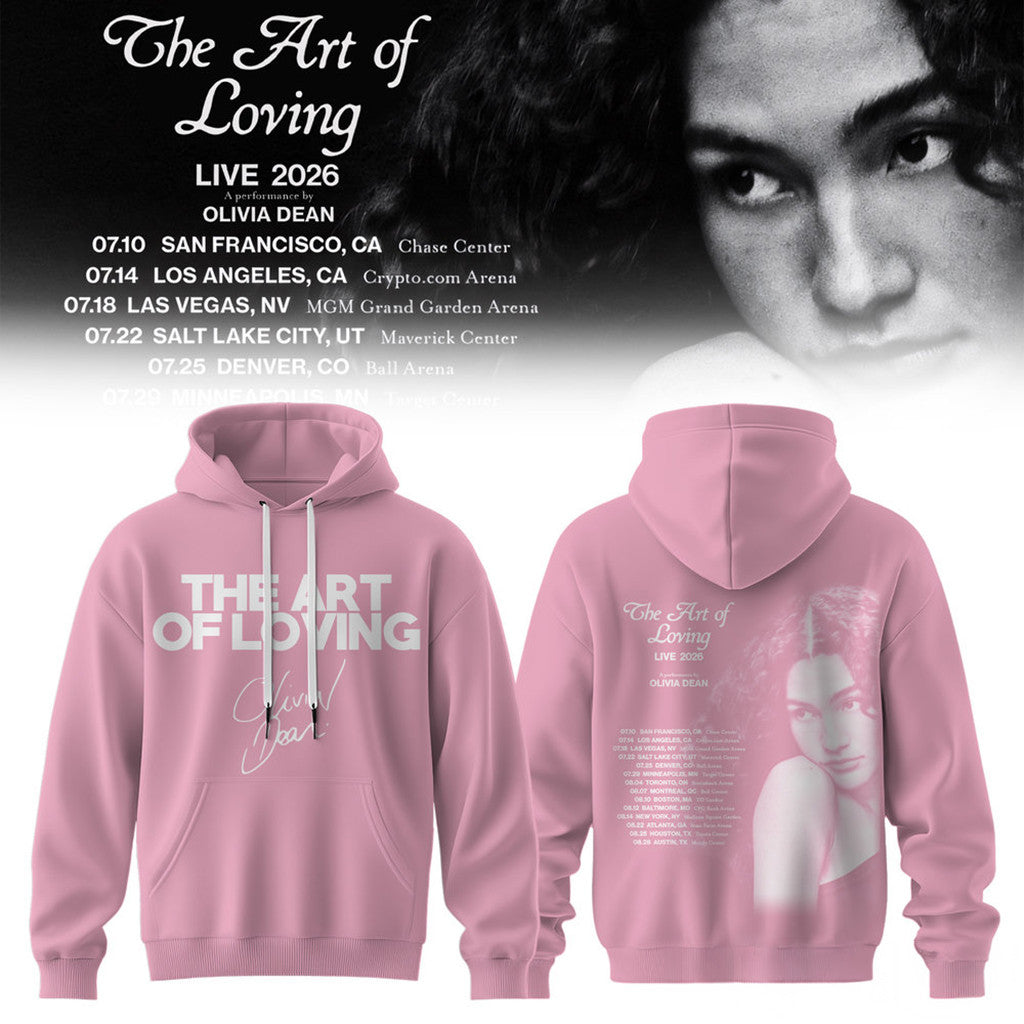 Olivia Dean Merch Tour The Art Of Loving 2026 Hoodie Signed Gifts For Music Lovers - Loomnari