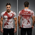 Im Ok It's Not My Blood Compression Shirt Bloody Halloween Costume Rash Guard Gift For Him - Loomnari