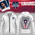 Minnesota Twins X Ludacris Zip Hoodie 2026 Twins Postgame Concert Ludacris Merch Fan Gifts - Loomnari