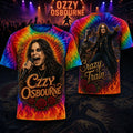 Ozzy Osbourne Crazy Train Tie Dye T-Shirt 2026 Ozzy Osbourne Merch Gift For Music Lovers - Loomnari