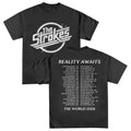 The Strokes Merch Reality Awaits 2026 Tour T-Shirt The Strokes Tour Merch Gift For Rock Fans - Loomnari