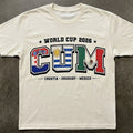 Cum Croatia Uruguay Mexico Funny World Cup 2026 Flags T-Shirt Gift For Football Fans - Loomnari