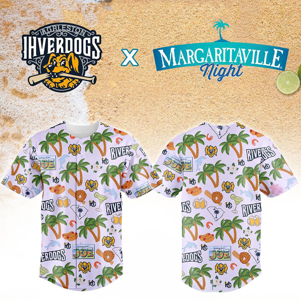 Charleston RiverDogs Margaritaville Night 2026 Jersey RiverDogs Merch Gift For Baseball Lovers - Loomnari
