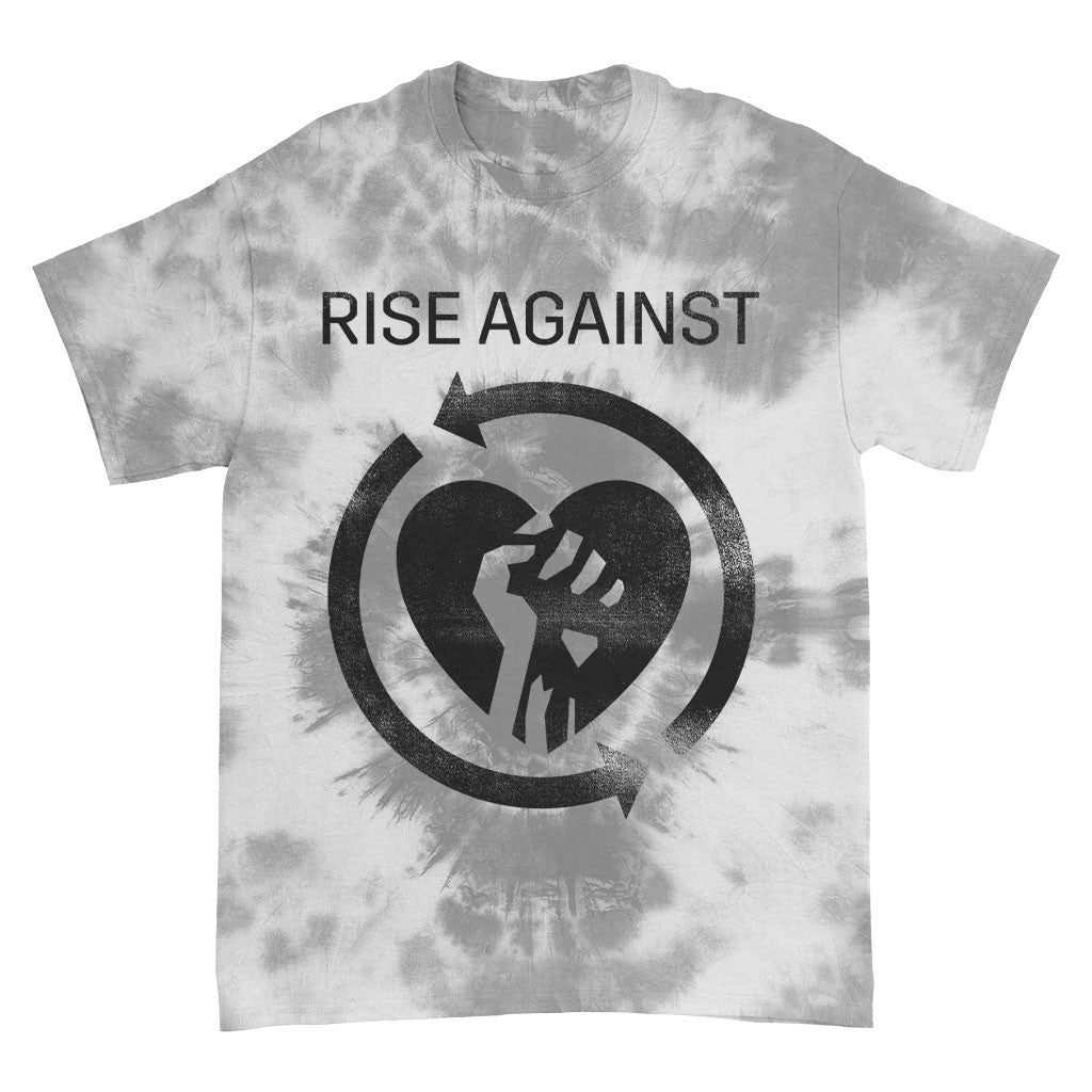Rise Against Merch 2026 Logo Tie Dye T-Shirt Rise Against Shirt Gift For Rock Band Fans - Loomnari