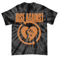 Rise Against Merch 2026 Blurred HeartFist Tie Dye T-Shirt Cool Gifts For Rock Lovers - Loomnari
