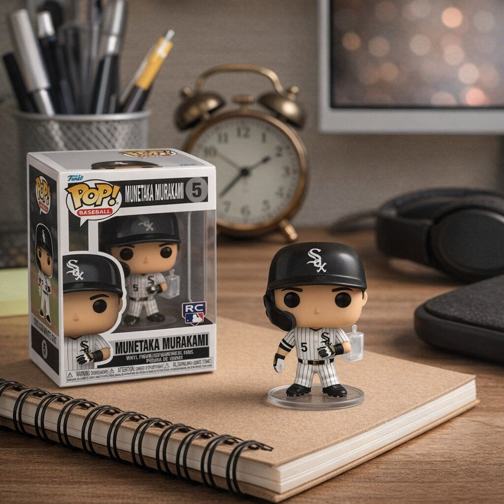 Chicago White Sox Munetaka Murakami Funko Pop 2026 White Sox Merch Gift For Baseball Lovers - Loomnari