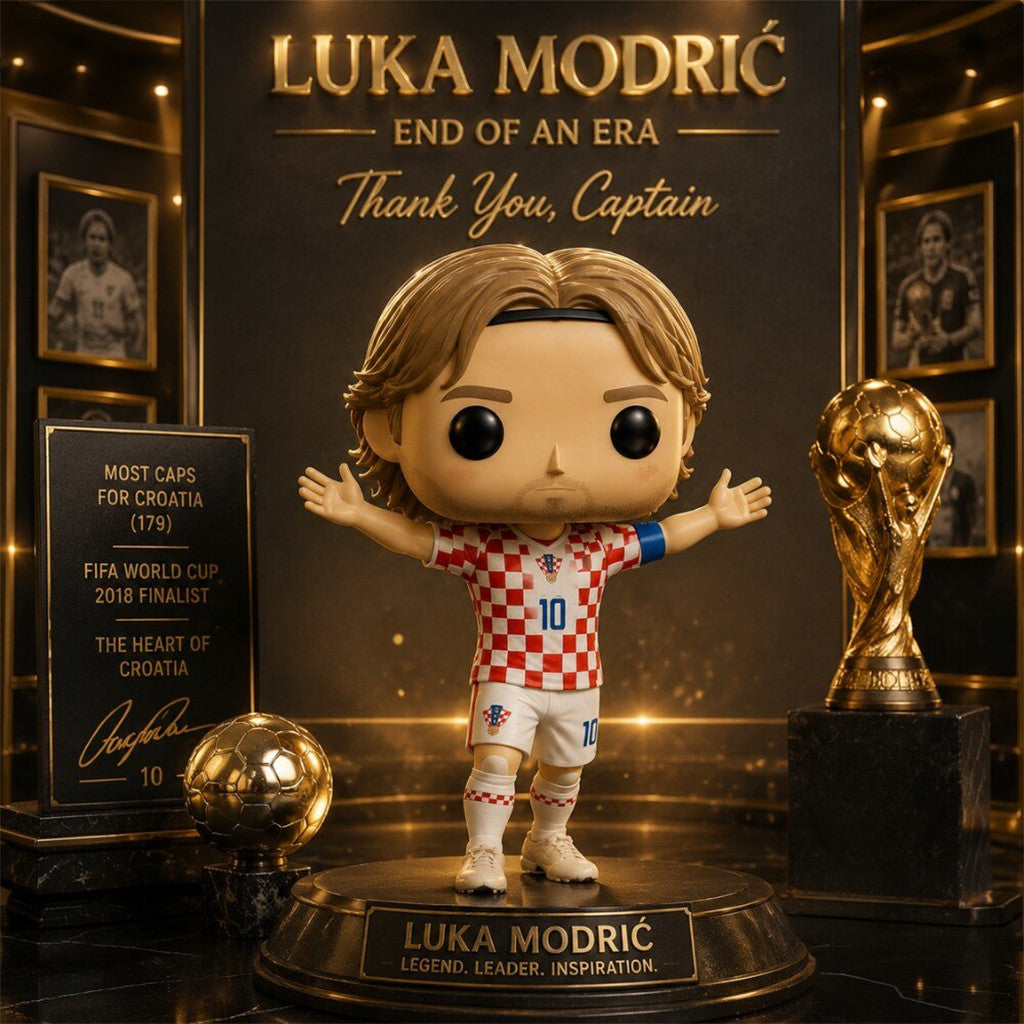 Luka Modric Funko Pop End Of An Era Thank You Captain Figure Pop #10 Luka Modric Croatia Merch - Loomnari