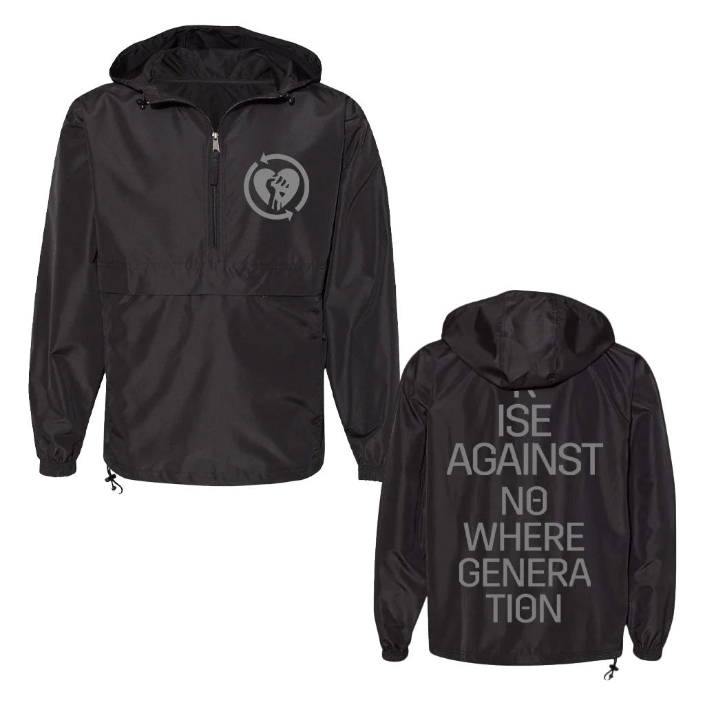 Rise Against Merch 2026 Nowhere Generation Windbreaker Jacket Gift Ideas For Music Lovers - Loomnari