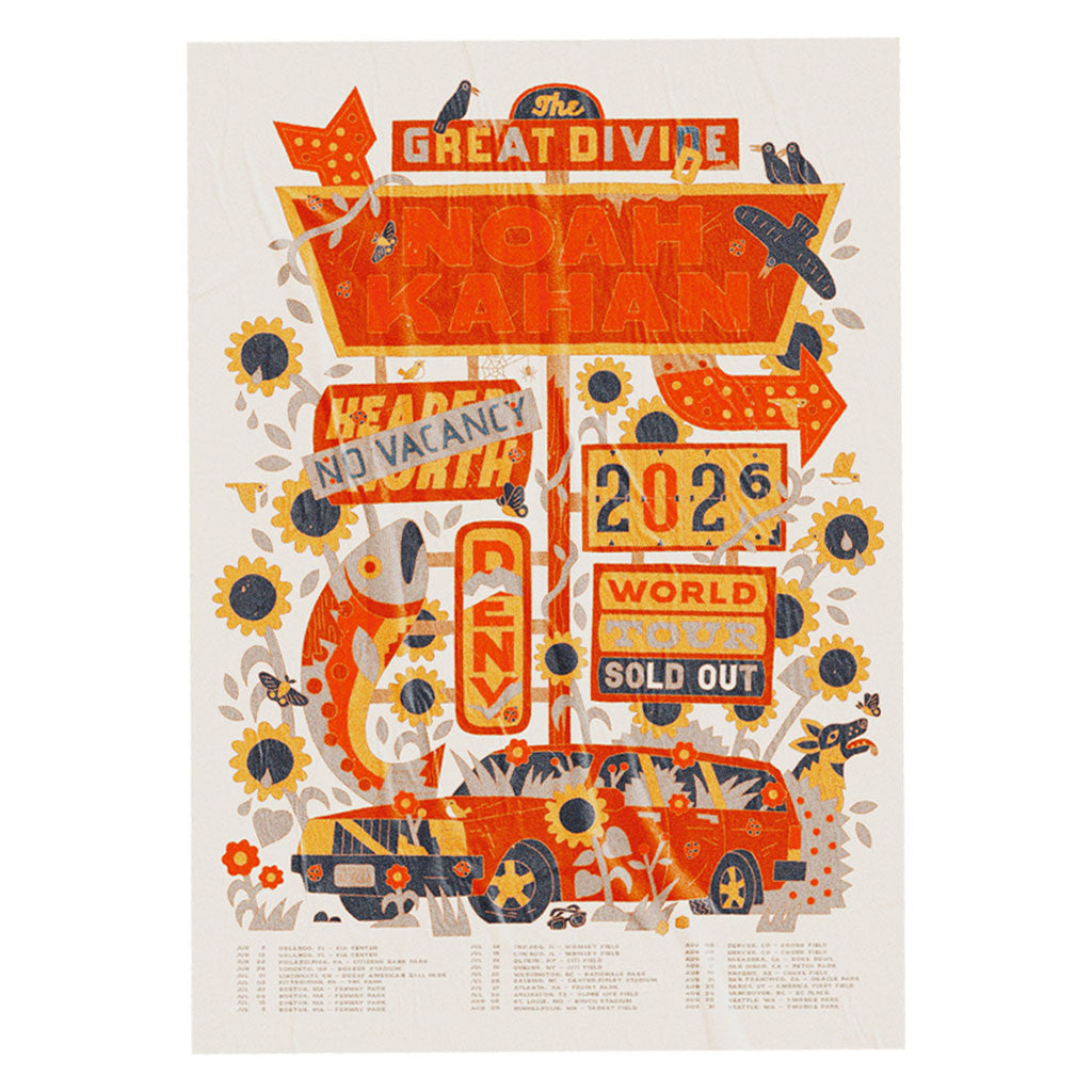 Noah Kahan Merch 2026 Noah Kahan The Great Divide Tour Poster Wall Art Decor For Music Lovers - Loomnari